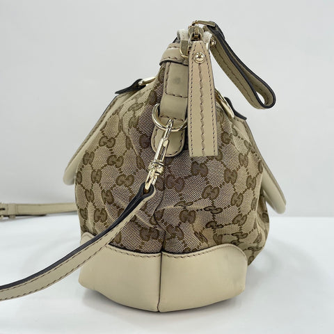 GUCCI Sukey 2WAY Handbag beige WS30239