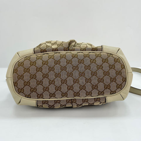 GUCCI Sukey 2WAY Handbag beige WS30239