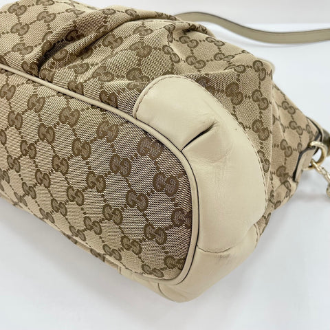 GUCCI Sukey 2WAY Handbag beige WS30239
