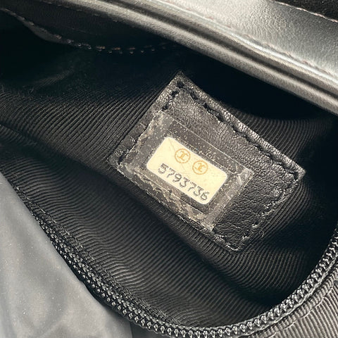 CHANEL lambskin Tote Bag black WS30243
