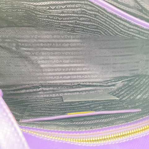 PRADA 2WAY Handbag purple WS30250