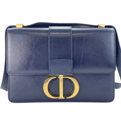 Christian Dior 30 Montaigne Shoulder Bag Navy WS30253