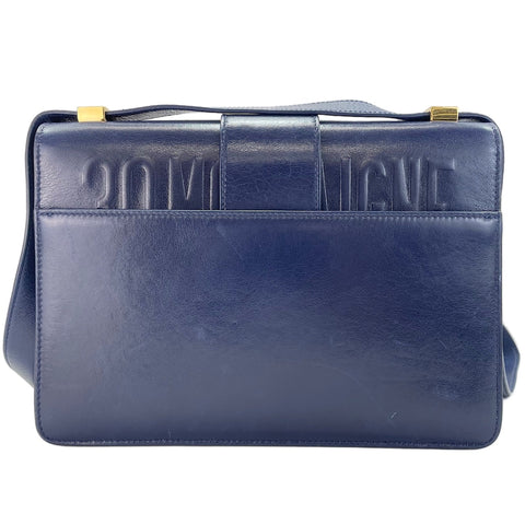 Christian Dior 30 Montaigne Shoulder Bag Navy WS30253