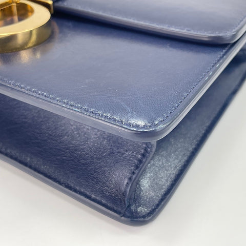 Christian Dior 30 Montaigne Shoulder Bag Navy WS30253