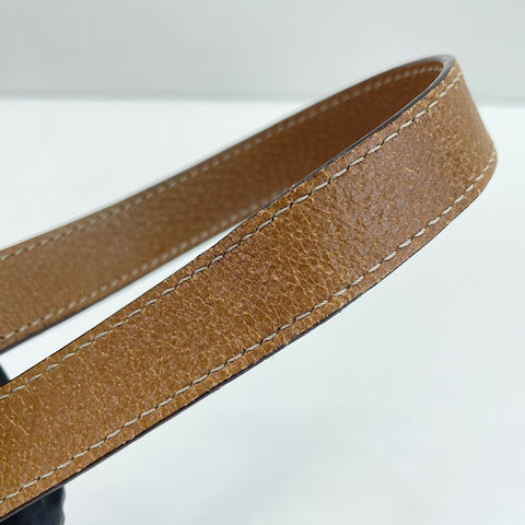 GUCCI Studs Shoulder Bag Brown WS30255