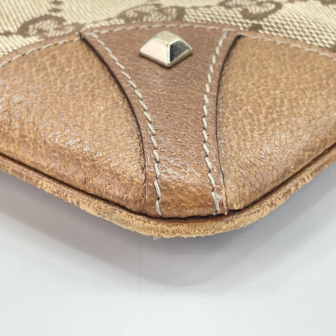 GUCCI Studs Shoulder Bag Brown WS30255