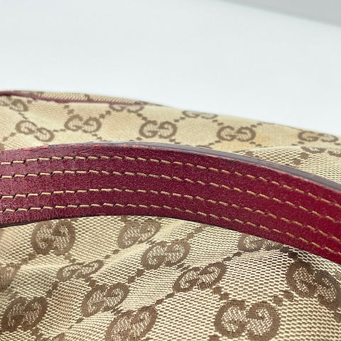 GUCCI GG canvas Tote Bag Red WS30256