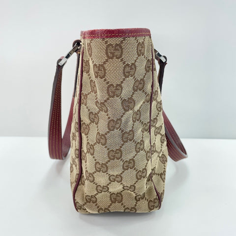 GUCCI GG canvas Tote Bag Red WS30256
