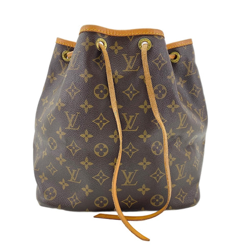 LOUIS VUITTON Petit No Shoulder Bag Brown WS30261