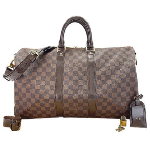 LOUIS VUITTON Keepall Bandoulire 45 Boston bag Brown WS30266