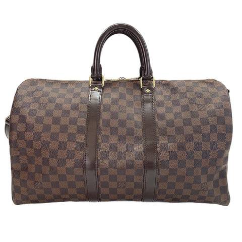 LOUIS VUITTON Keepall Bandoulire 45 Boston bag Brown WS30266
