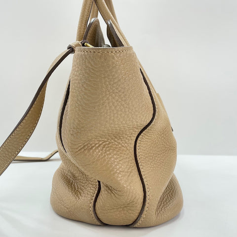PRADA 2WAY Tote Bag beige WS30268