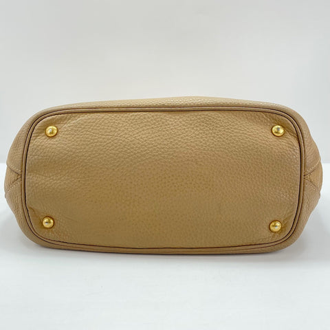 PRADA 2WAY Tote Bag beige WS30268