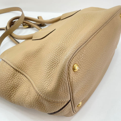 PRADA 2WAY Tote Bag beige WS30268