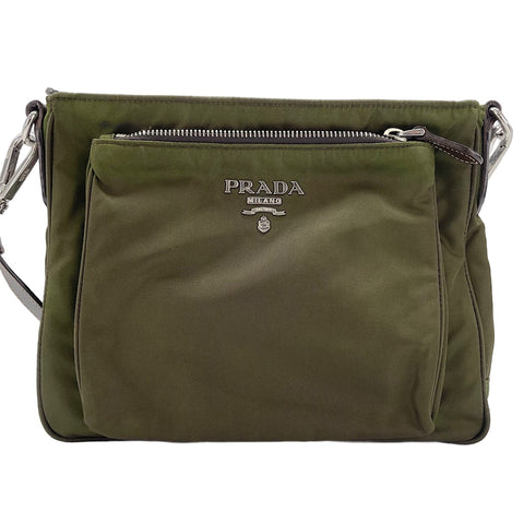 PRADA Shoulder Bag green WS30270