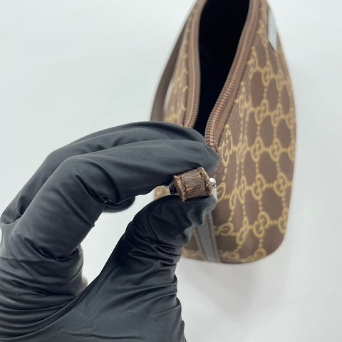 GUCCI Accessory pouch Handbag Brown WS30269