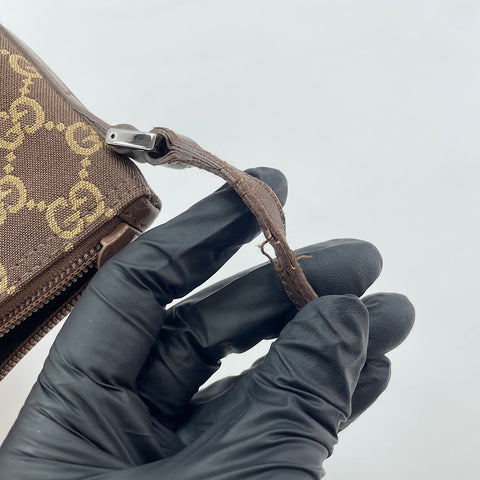 GUCCI Accessory pouch Handbag Brown WS30269