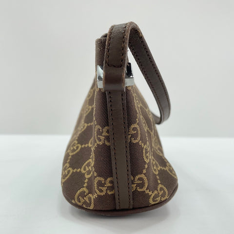 GUCCI Accessory pouch Handbag Brown WS30269