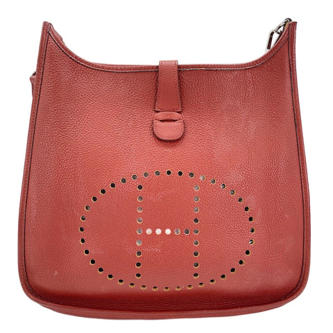 HERMES Evelyn 2GM Shoulder Bag Brown WS30271