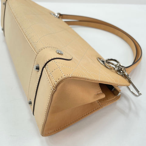 Christian Dior Lady Christian Dior Horizontal length type Shoulder Bag beige WS30277