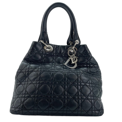 Christian Dior Cannage Handbag black WS30278