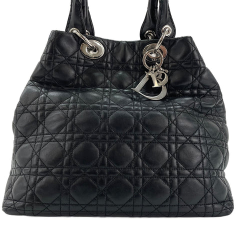 Christian Dior Cannage Handbag black WS30278