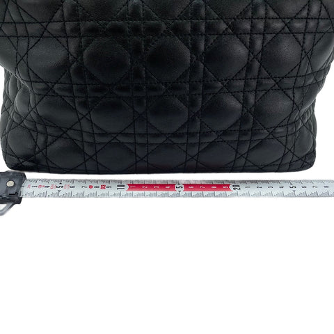 Christian Dior Cannage Handbag black WS30278