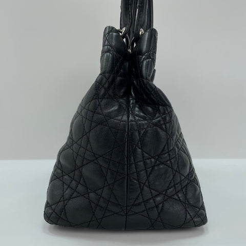 Christian Dior Cannage Handbag black WS30278