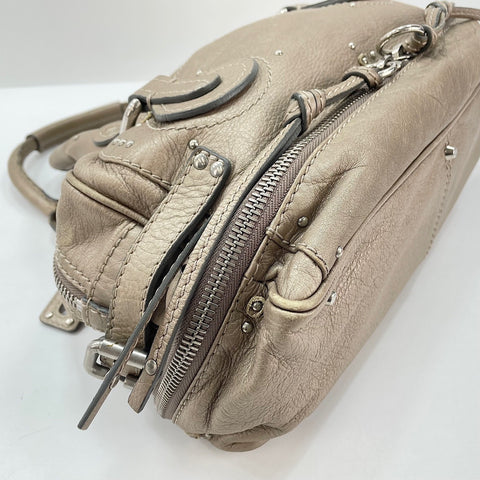 Chloe Paddington Medium Studs Handbag gold WS30280