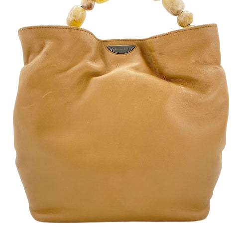 Christian Dior Maris Pearl Handbag beige WS30281