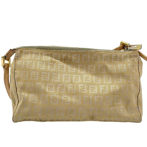 FENDI Zucchino Handbag beige WS30282
