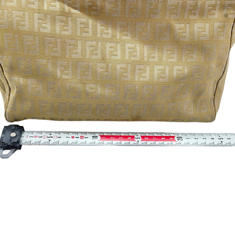 FENDI Zucchino Handbag beige WS30282
