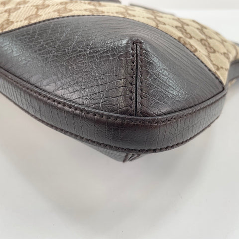 GUCCI Horsebit Shoulder Bag Brown WS30283