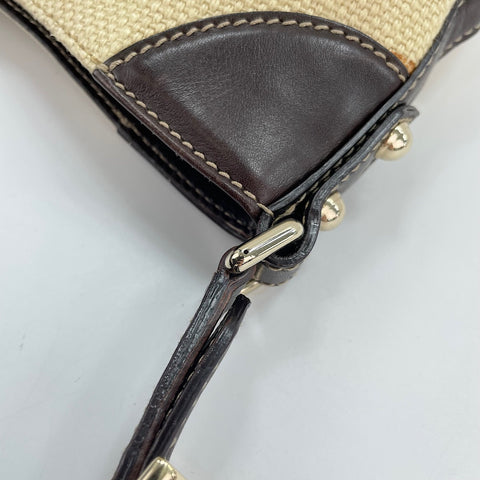 GUCCI Horsebit Shoulder Bag beige WS30284