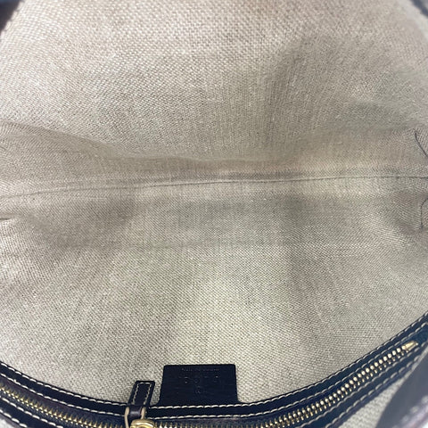 GUCCI Horsebit Shoulder Bag beige WS30284