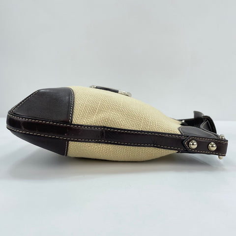 GUCCI Horsebit Shoulder Bag beige WS30284