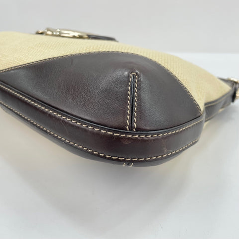 GUCCI Horsebit Shoulder Bag beige WS30284