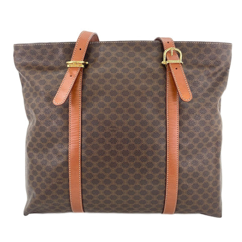 CELINE Macadam Tote Bag Brown WS30287