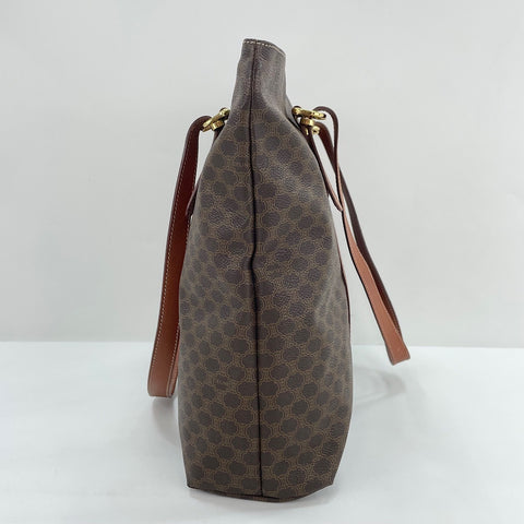 CELINE Macadam Tote Bag Brown WS30287