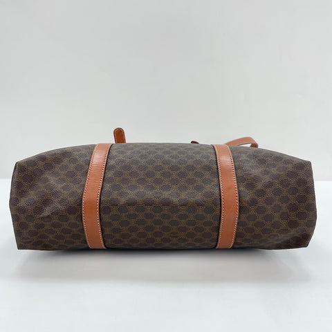 CELINE Macadam Tote Bag Brown WS30287