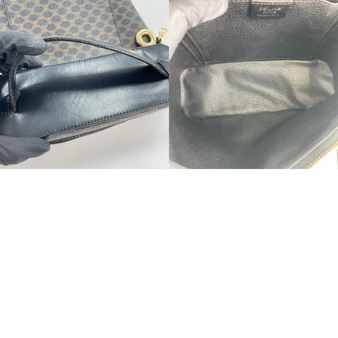 CELINE Macadam 2WAY Shoulder Bag Brown WS30288