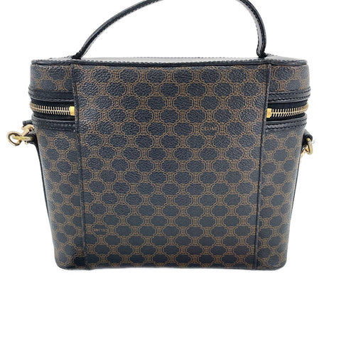 CELINE Macadam 2WAY Shoulder Bag Brown WS30288