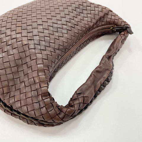 BOTTEGAVENETA INTRECCIATO Shoulder Bag Brown WS30290