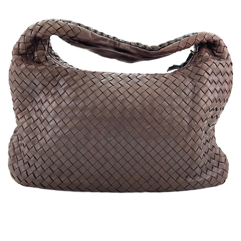BOTTEGAVENETA INTRECCIATO Shoulder Bag Brown WS30290