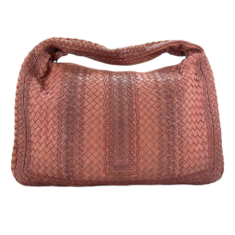 BOTTEGAVENETA INTRECCIATO Shoulder Bag Brown WS30291
