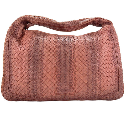 BOTTEGAVENETA INTRECCIATO Shoulder Bag Brown WS30291
