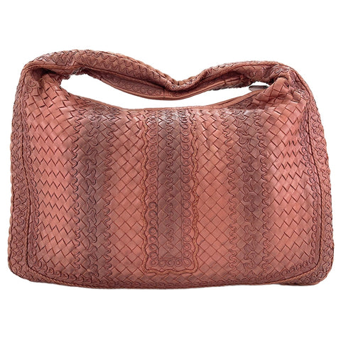 BOTTEGAVENETA INTRECCIATO Shoulder Bag Brown WS30291
