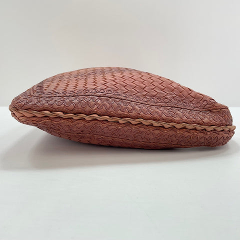BOTTEGAVENETA INTRECCIATO Shoulder Bag Brown WS30291