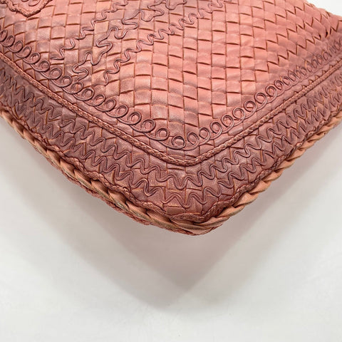 BOTTEGAVENETA INTRECCIATO Shoulder Bag Brown WS30291