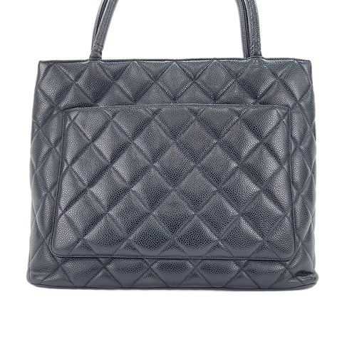 CHANEL Caviar Skin Replica Tote Tote Bag black WS30296